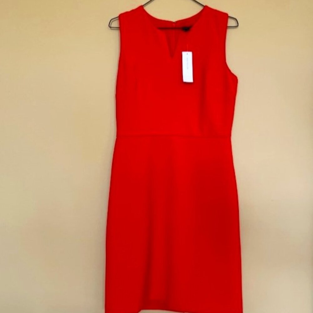 NWT Ann Taylor Orange-Red Dress - Sz 4